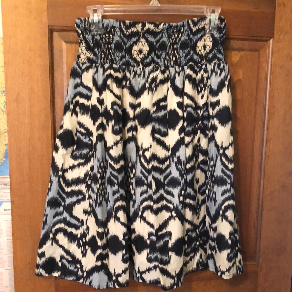 Stylish Dimri Black, Blue and Creamy White Women's Skirt
